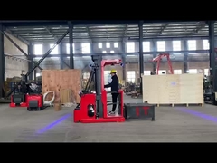 Camion elettrico con pinza posteriore in acciaio carico 200 kg altezza non standard 2000 mm
