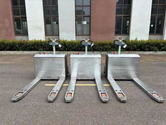 2 Tons Load Electric Pallet Jack with SUS 304 Body Material and Mechanical Steering