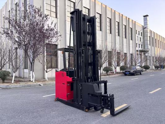 Three-way Electric Forklift  Fork Rotated Left and Right Rated Weight 1500 KG