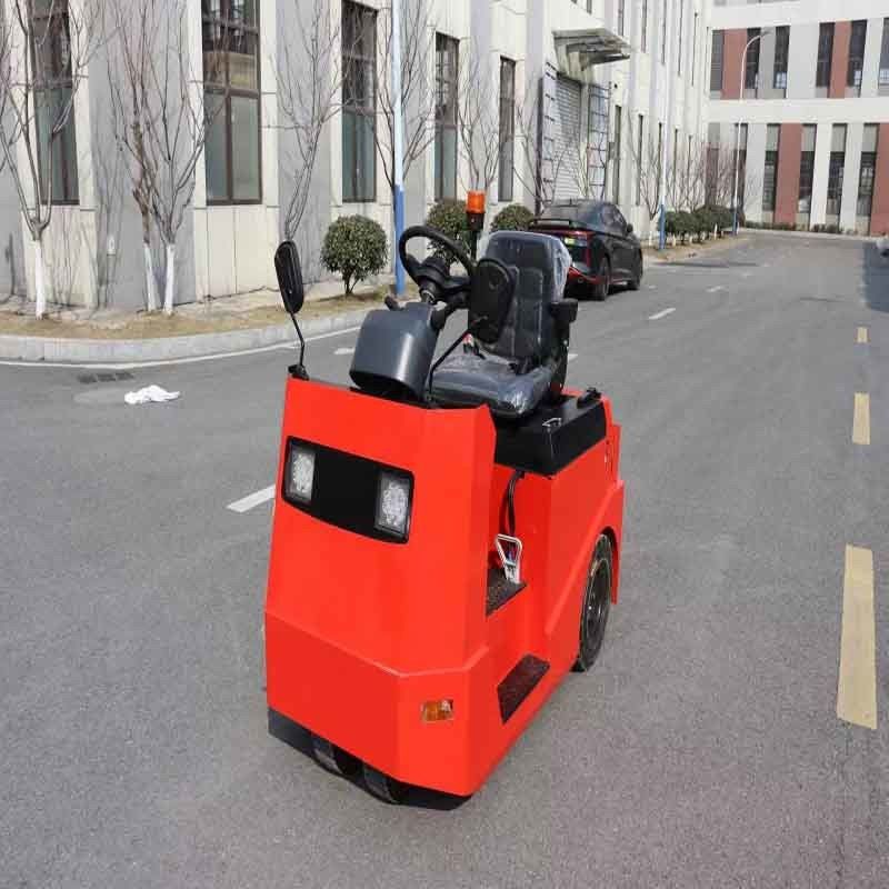 Electric Towing Tractor Sit-down American CURTIS Electronic Steering Easy to Operate Stepless Adjustment