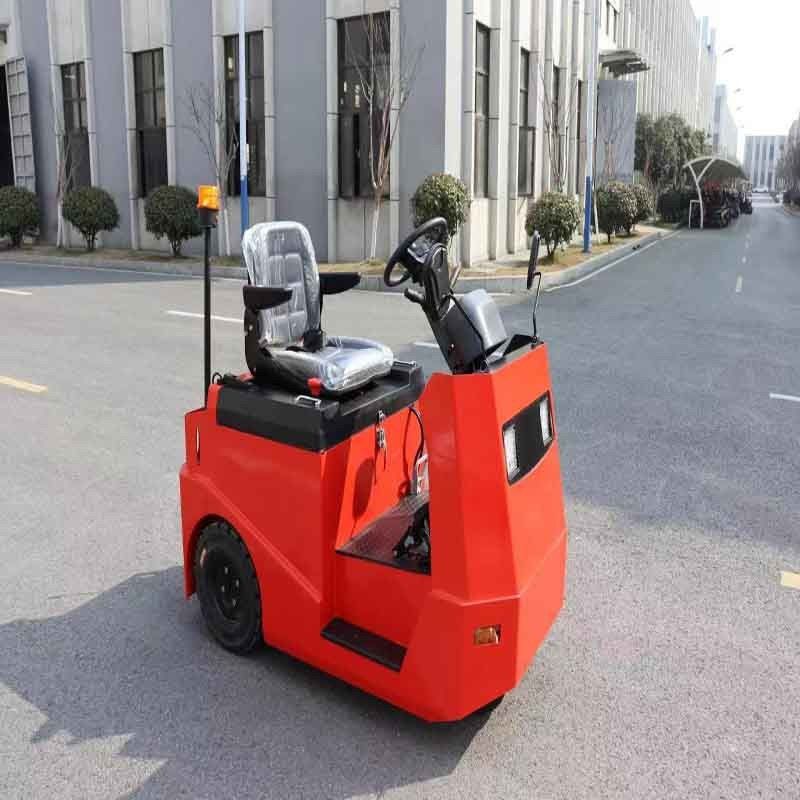 Electric Towing Tractor Sit-down American CURTIS Electronic Steering Easy to Operate Stepless Adjustment