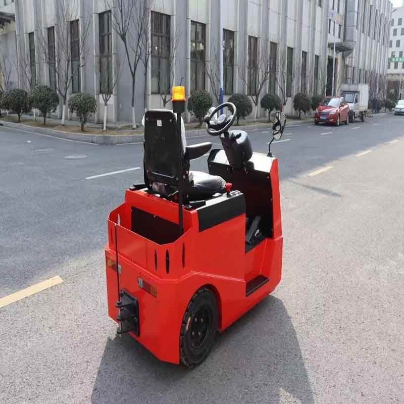 Electric Towing Tractor Sit-down American CURTIS Electronic Steering Easy to Operate Stepless Adjustment
