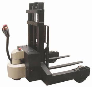 1000KG Electric Pallet Stacker All Terrain Pallet Stacker Forged Fork