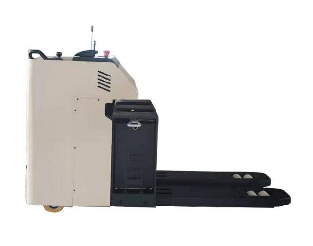 10000 KG Standing Pallet Jack Electronic Steering Integral Hydraulic Pump