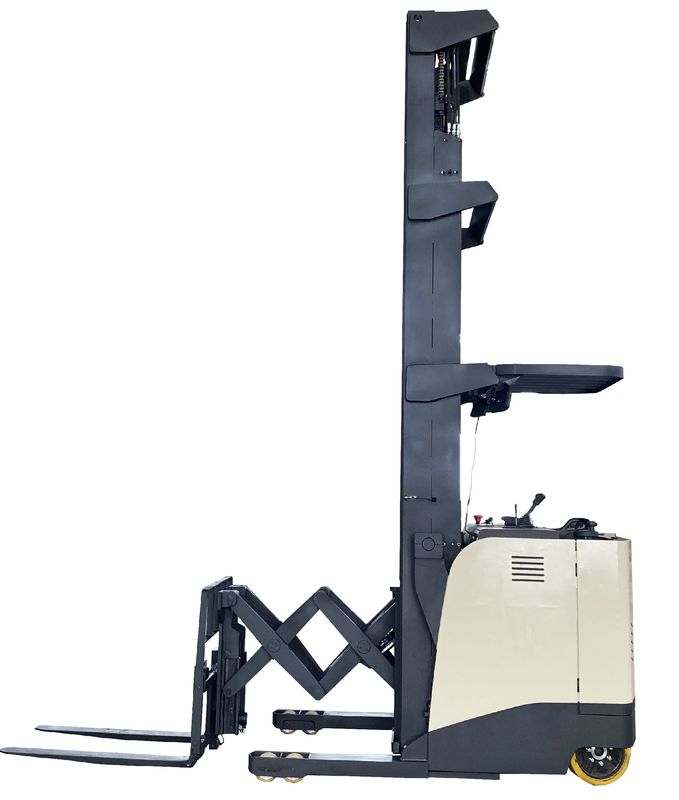 Transport Double Reach Lift Truck Goods Load 2000 KG Lifting Height 6000 MM