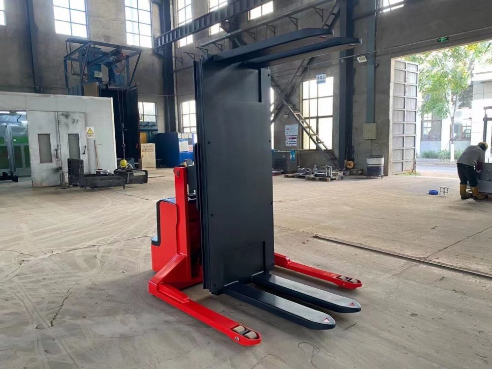 Paper Flipper Electric Pallet Stacker Forklift Truck Upwards And Horizontal Rotation Gantry