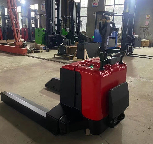 Load Capacity 5000kg Cable Reel Handling Transport Electric Pallet Truck Electronic Steering Pedal