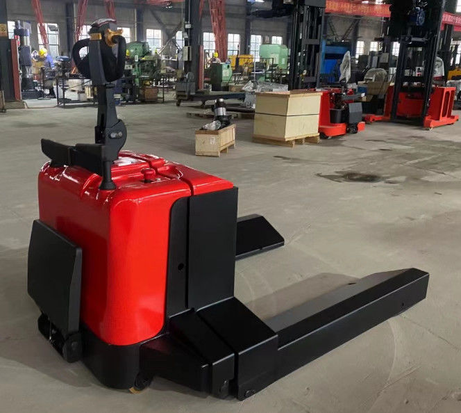 Load Capacity 5000kg Cable Reel Handling Transport Electric Pallet Truck Electronic Steering Pedal