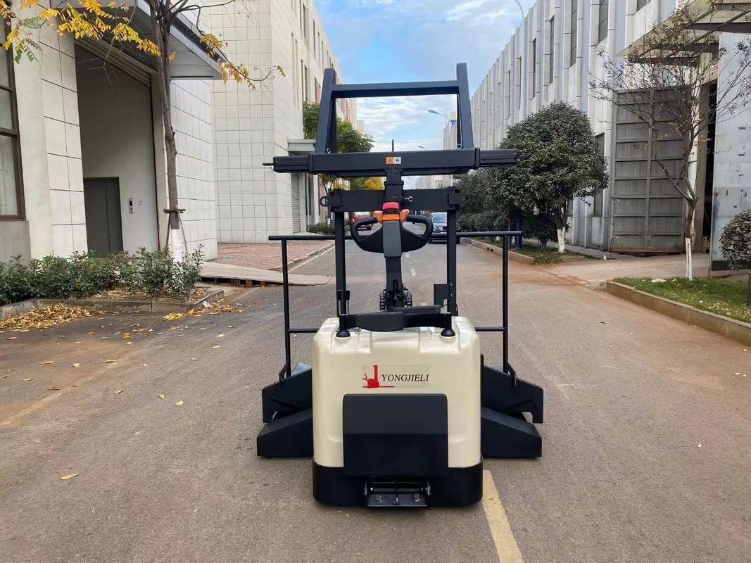 Construction Machinery Electric Pallet Stacker Load Capacity 2000kg Lifting Height 600mm Fork Length 800mm