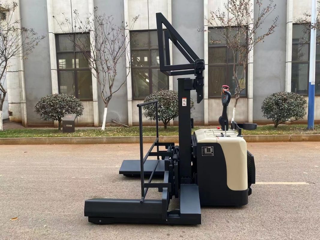 Construction Machinery Electric Pallet Stacker Load Capacity 2000kg Lifting Height 600mm Fork Length 800mm