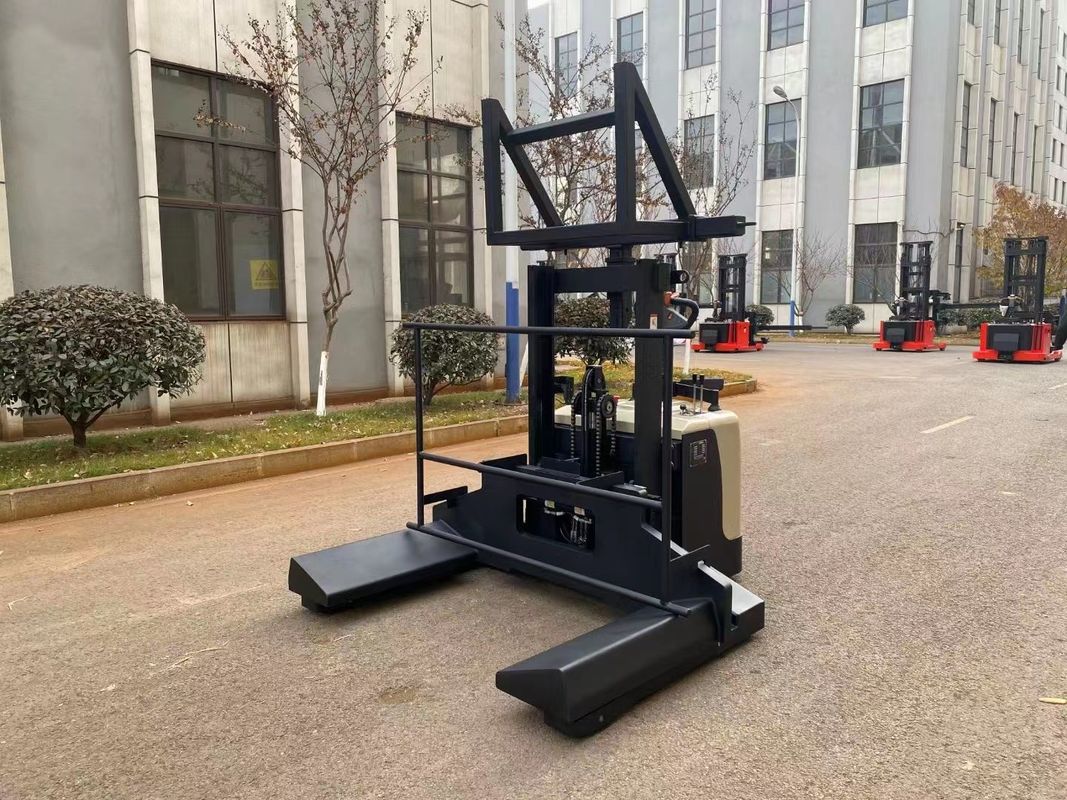 Construction Machinery Electric Pallet Stacker Load Capacity 2000kg Lifting Height 600mm Fork Length 800mm