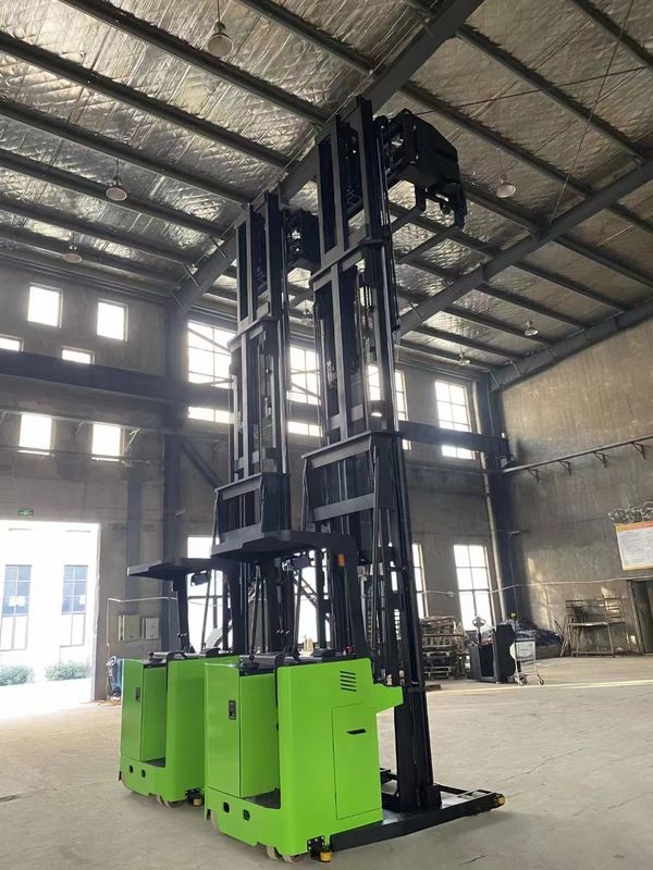1.5 Tons Narrow  Channels Pallet Stacker Electric Forklift Stacker 3 Ways Direction