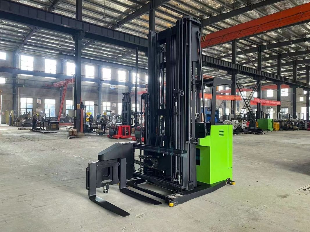 Rotate Three Directions Move Forward Body 3 Way Pallet Stacker For Narrow Channels