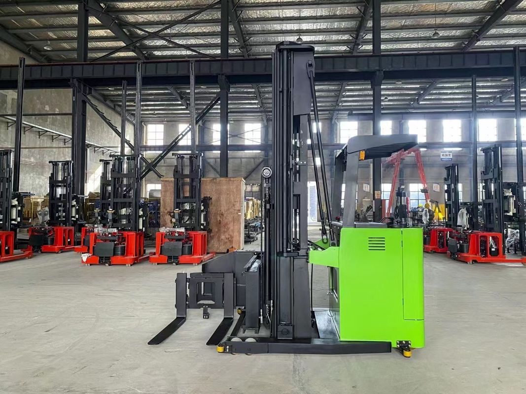 Rotate Three Directions Move Forward Body 3 Way Pallet Stacker For Narrow Channels