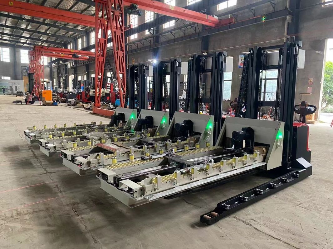 Walking Style 1600 KG Capacity Driving Heavy Counter Balance Electric Pallet Stacker Forklift