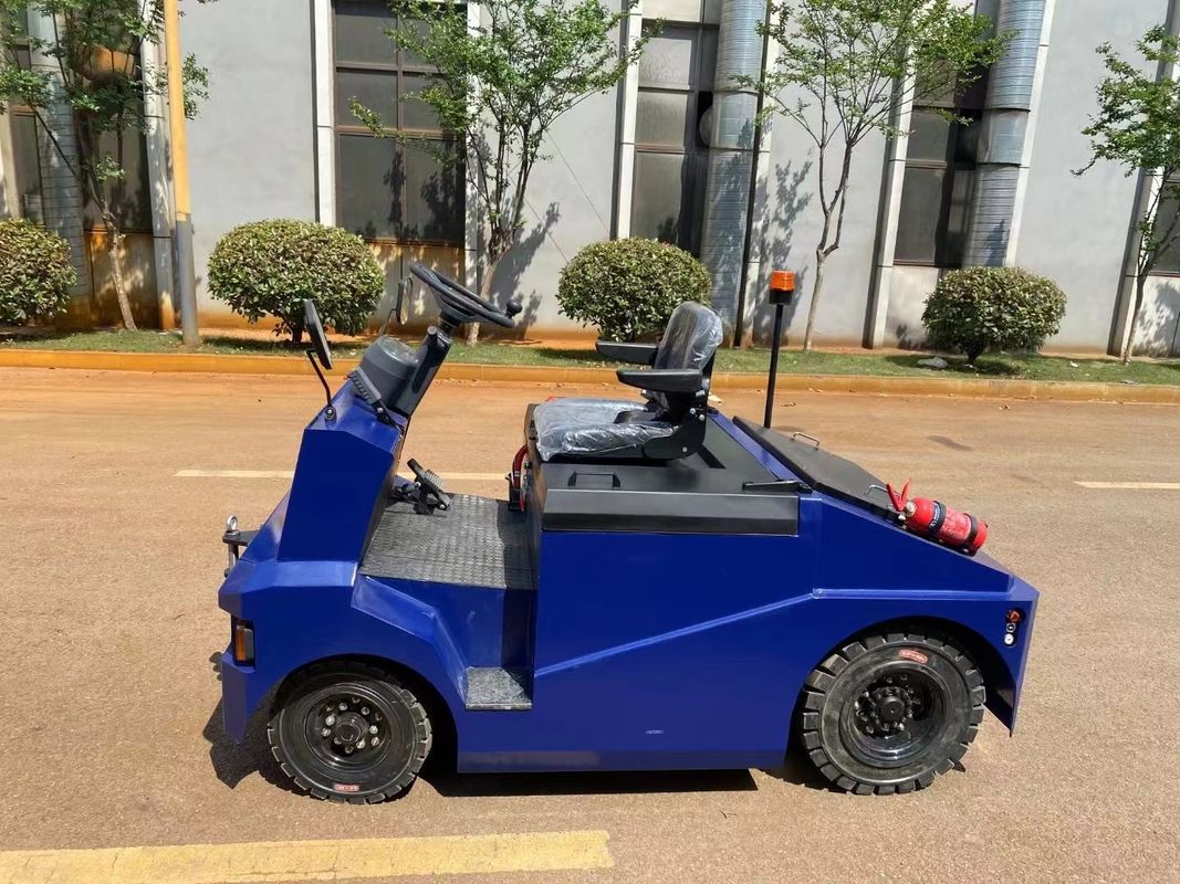 Electric Truck-tractor Hydraulic Steering Hydraulic Braking 15000 KG Load Capacity
