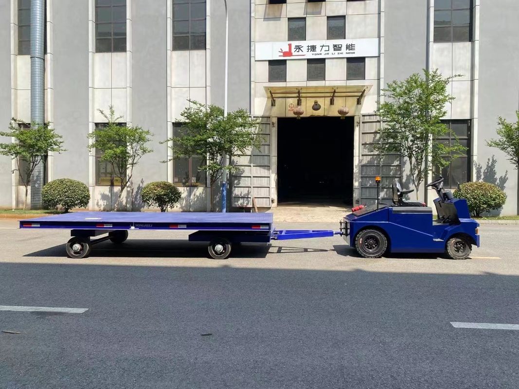 Electric Truck-tractor Hydraulic Steering Hydraulic Braking 15000 KG Load Capacity