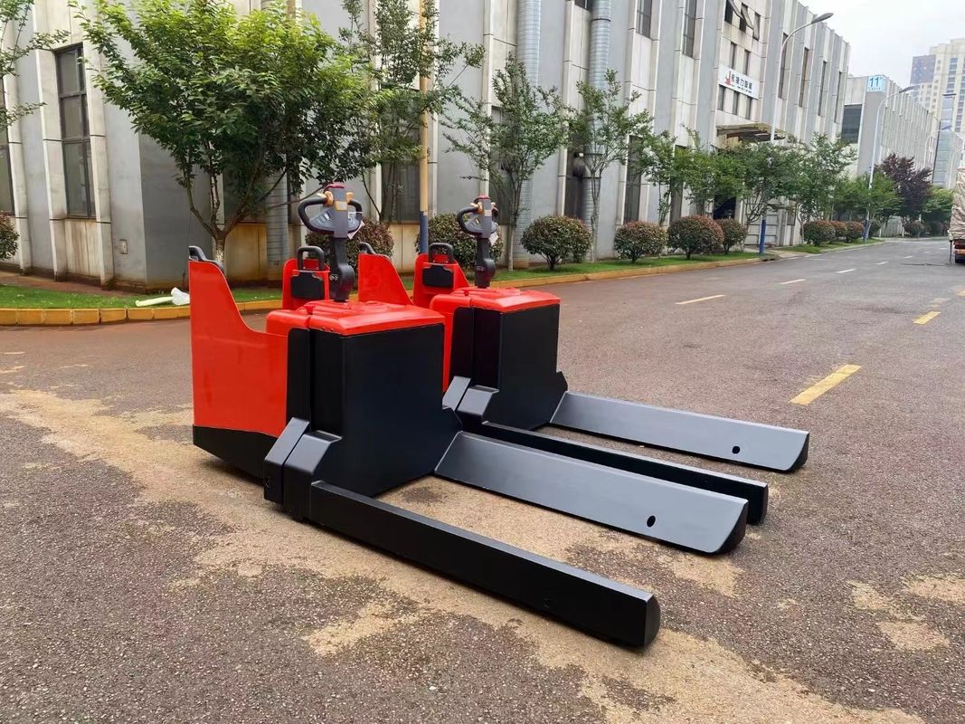 Semi Enclosed Transport Electric Walkie Pallet Stacker 3000 KG Paper Roll And Tray