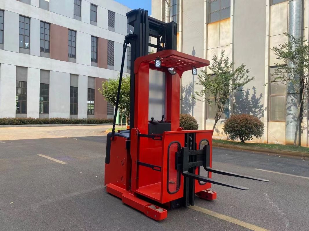 Electric Order Sorting Picker Vechicle Forklift Lifting On Platform 9000 Mm
