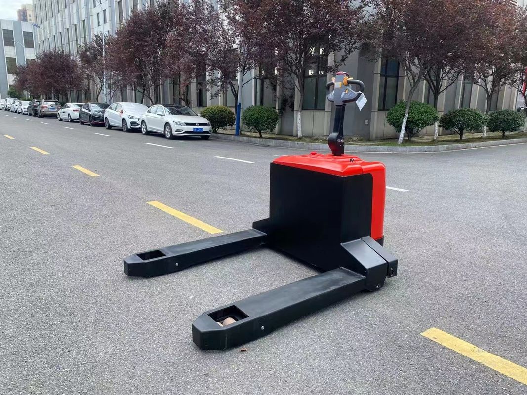 Electric Hand Pallet Jack Stacker 6000 KGS Electronic Steering Pedestrian Password Lock Magnetic Card Key