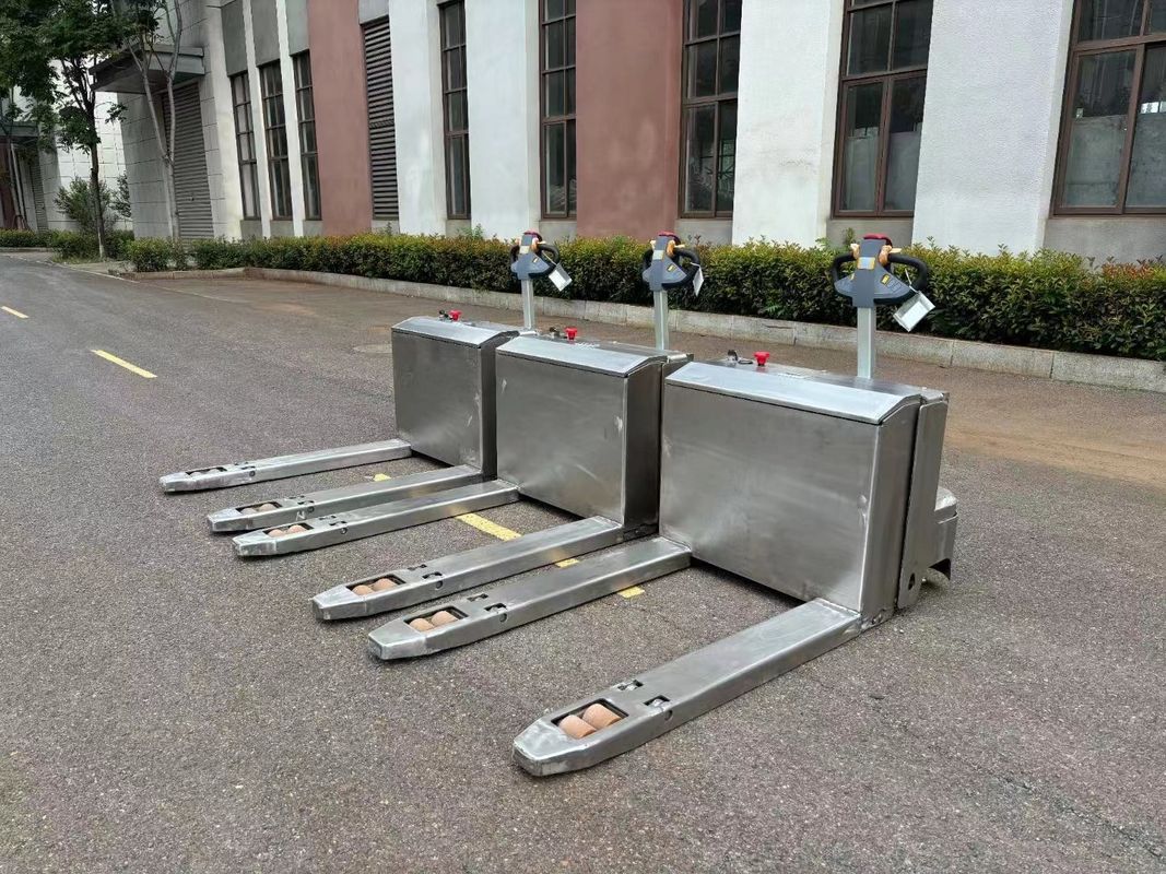 Electric Pallet Lifter Jack Walkie Body Material OEM SUS 304 Load 2 Tons Mechanical Steering