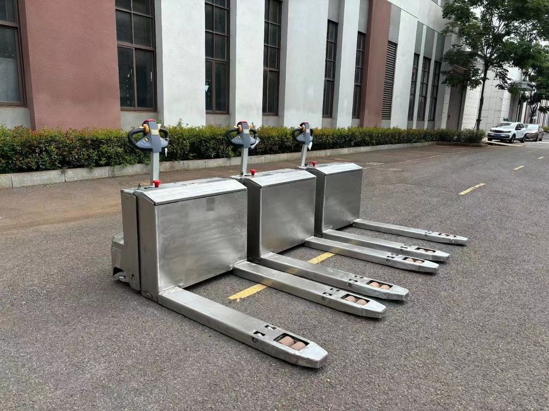 2 Tons Load Electric Pallet Jack with SUS 304 Body Material and Mechanical Steering