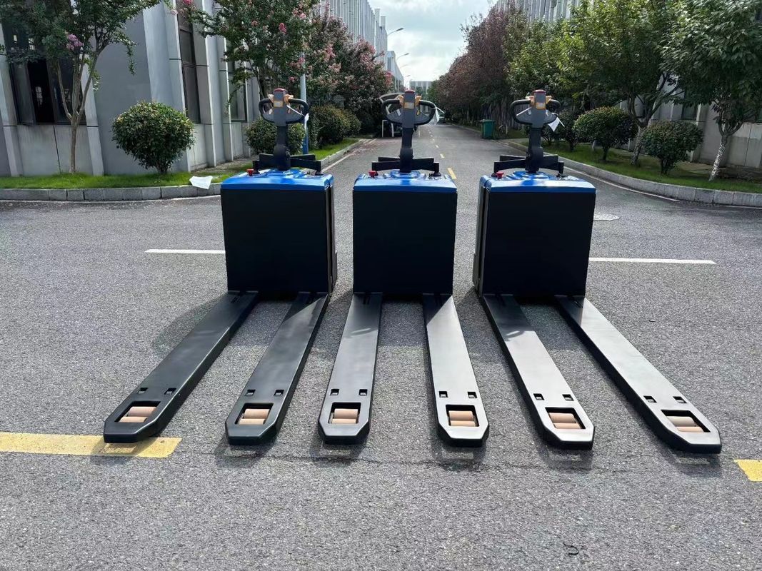 Customized Electric Pallet Staker Jack with 3000 kg Capacity and Pedal Protection Arm Walkie Model