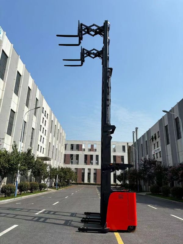 1500 KG Double Deep Reach Electric Forklift with 8500mm Load Lifting Height and 48V 400AH Battery Capacity