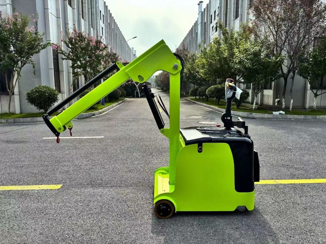 Electric Crane Arm Truck Weight 200 KG Electronic Steering Two-stage Boom