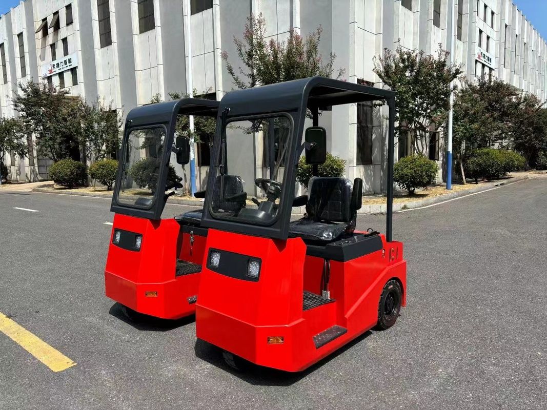 Industrial Electric Tug Battery-powered Tow Tractor Electric Material Handling Truck 4tons 8Ton Car Type Style