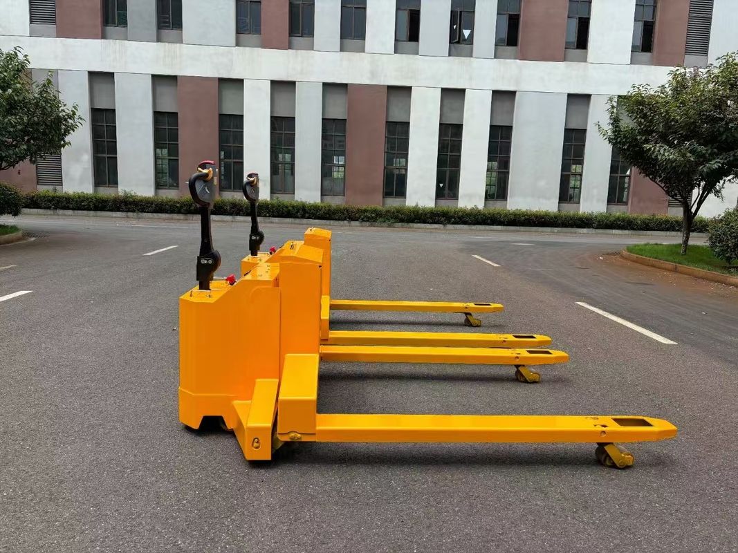 High Capacity Electric Powered Pallet Stacker 2 Tons 24V210AH Battery 1830mm Fork Length