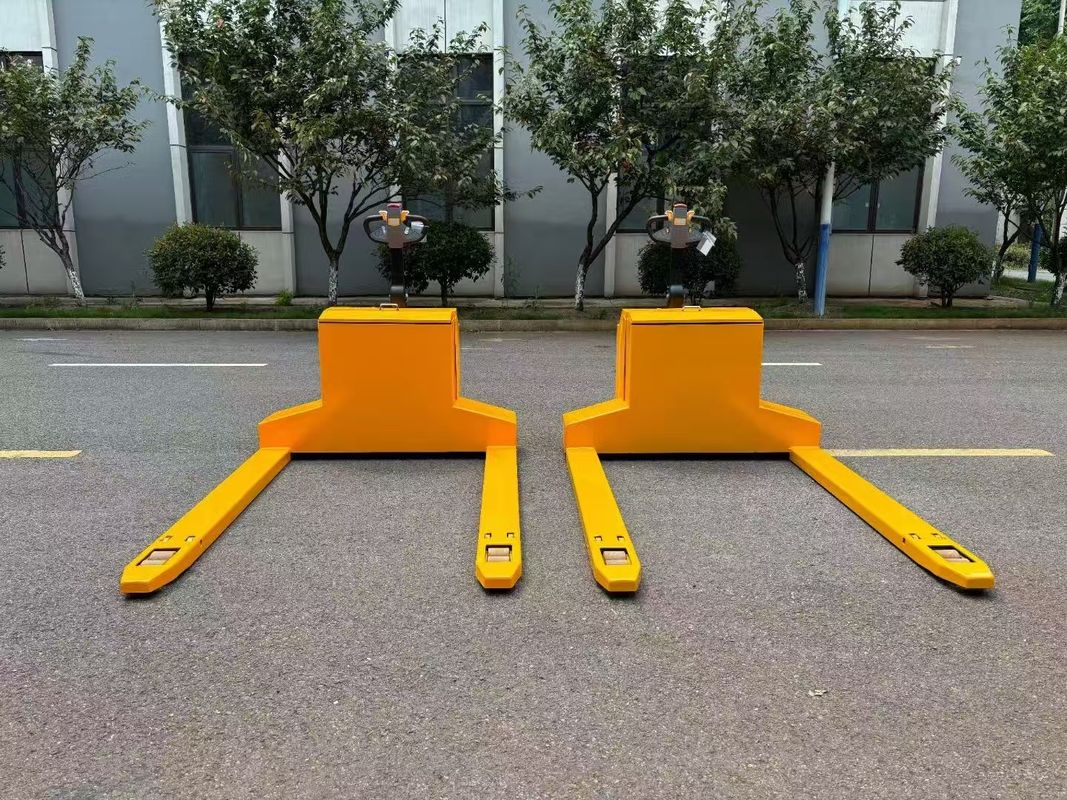 2 Tons Walking Style Electric Straddle Stacker Truck  Electronic Battery 24V210AH