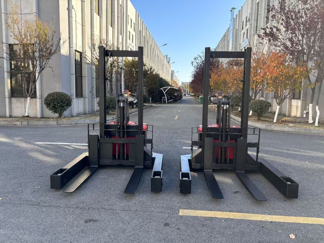 Electric Pallet Stacker Jack Electric Warehouse Forklift  3000 KG  Fork Width 400-1120 mm 24V375AH
