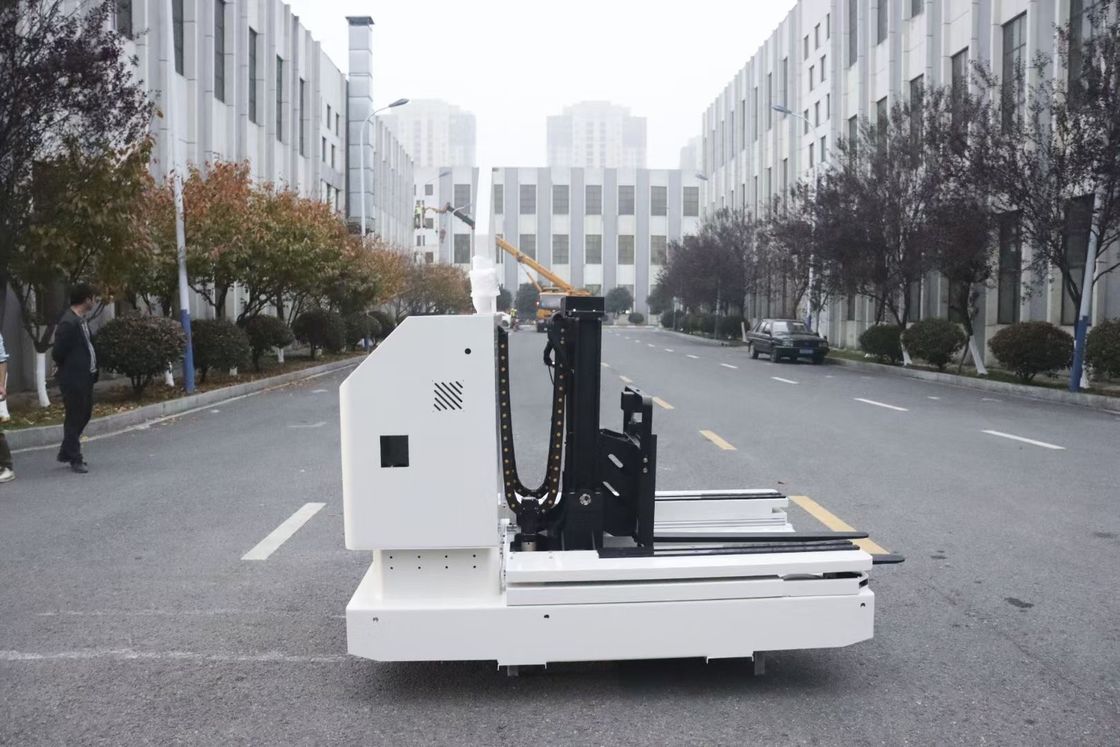 Electric Reach Forklift Truck AGV Body Three Section Fully Free Portal Frame Wire Control Test Handle