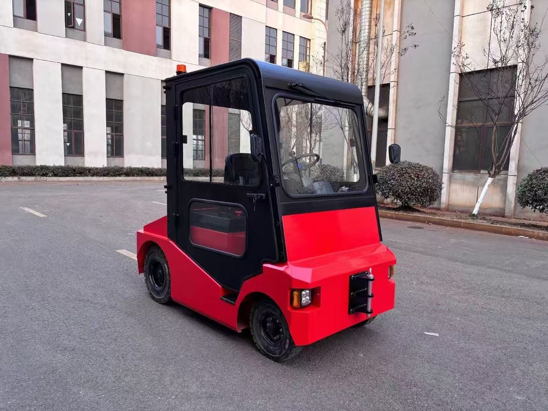 Electric Towing  Tractor Hydraulic Steering Fully Enclosed Cab  15 Tons Load Capacity